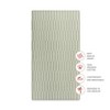 Babyletto Muslin Crib Sheet, GOTS Certified Organic Cotton - Moss Stripe - 3 of 4