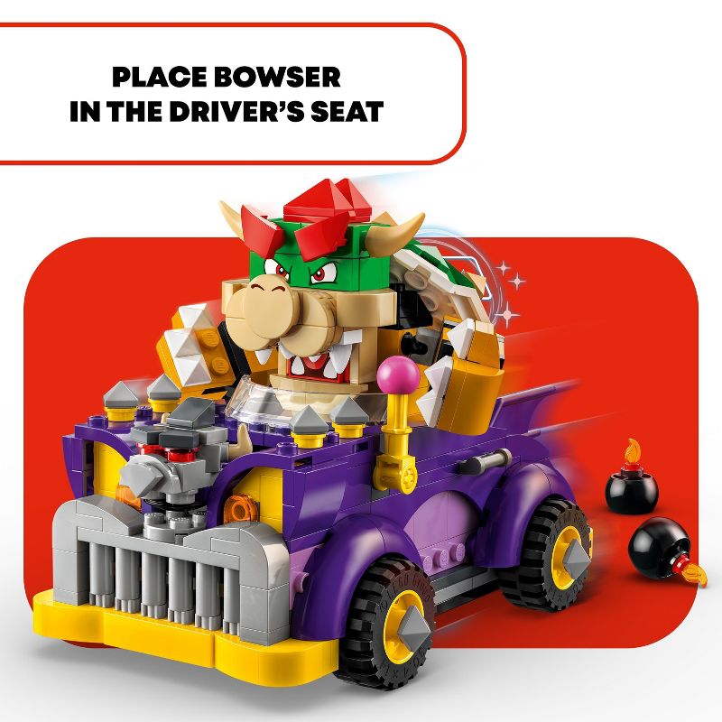 LEGO Super Mario Bowser&#39;s Muscle Car Expansion Set 71431, 4 of 9