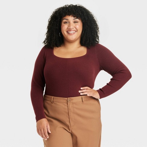 Women's Light Weight Cardigan - Ava & Viv™ Bronze Xxl : Target