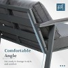 Heynemo 4-Seat Outdoor Patio Aluminum Furniture Sets Sectional Sofa Sets With Cushions, Modern Outside Couch Chairs Sets For Porch & Garden - 2 of 4