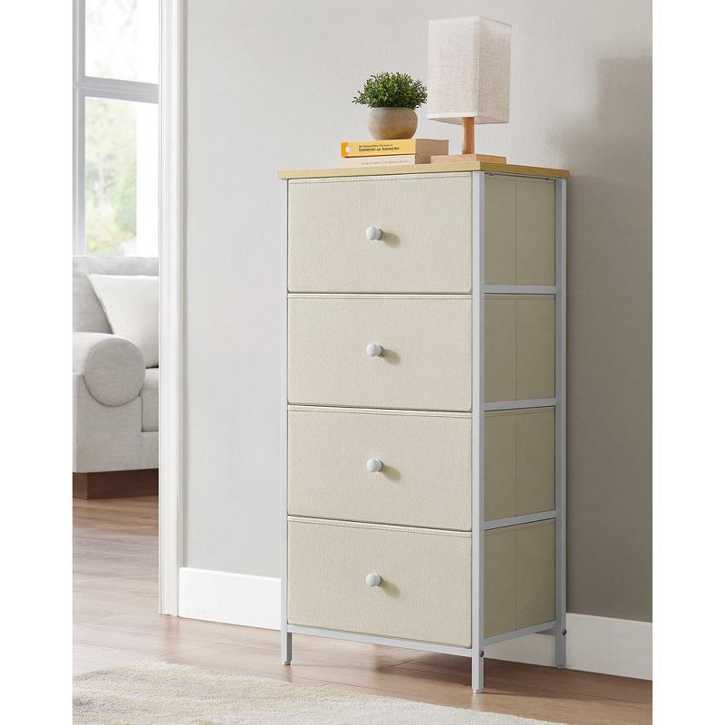 SONGMICS Bedroom, Fabric Dresser with 4 Metal Frame, 2 of 10