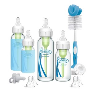 Dr. Brown's Anti-Colic Options+ Glass Baby Bottle Set - 18ct - 1 of 4