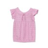 Lands' End Kids Woven Eyelet Top - 2 of 3