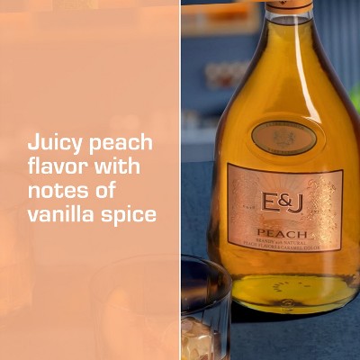E&J Flavored Peach Brandy - 750ml Bottle