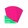 JAM Paper Square Address Labels 2 x 2 Neon Pink 120/Pack 367831075 - image 2 of 4