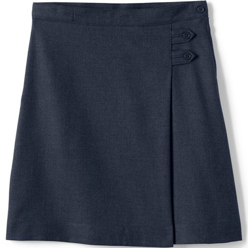 Lands' End School Uniform Kids Solid A-line Skirt Below the Knee - 14 -  Classic Navy