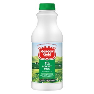 Meadow Gold 1% Lowfat Milk - 1qt - 1 of 3