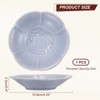 Unique Bargains Ceramic Decorative Water Pattern Mini Candy Serving Platter 4.25" - 2 of 4