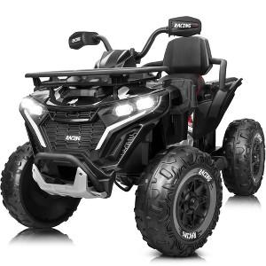 JOYRACER 24V 7Ah Kids Ride-On ATV Quad with Bluetooth, Music, USB & MP3 Port, Electric 4-Wheeler Toys Cars for Outdoor Adventure - 1 of 4