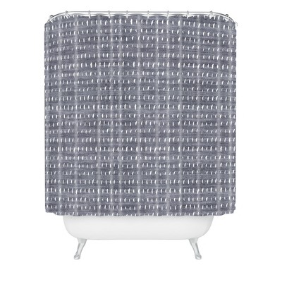 Holli Zollinger Rain Light Shower Curtain Gray - Deny Designs