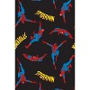 Marvel Comics Men's Spiderman Comic Allover Print Loungewear Pajama Pants Black - image 3 of 3