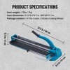Manual Tile Cutter 24",Double Rails Porcelain Ceramic Tile Cutter with Tungsten Carbide Wheel,Infrared Accuracy, Anti-Skid Feet for Construction - 2 of 4