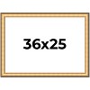 PosterPalooza | Traditional Gold Picture Frame - UV Acrylic, Backing Board, Hanging Hardware Included - 2 of 4
