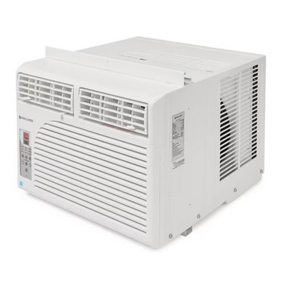 Cool-Living 10,000 BTU Window Mount Room Air Conditioner with Installation Kit and Remote Control, Cools Rooms Up To 450 Square Feet, White