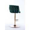 PAGED Modern Height-Adjustable Swivel Bar Stools Set of 2, Counter Stools with Backs for Pub, Dining Room - 4 of 4