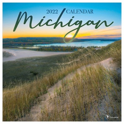 2022 Wall Calendar Michigan - The Time Factory