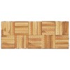vidaXL Decking Tiles 10 pcs 11.8"x11.8" Solid Wood Teak Vertical Pattern - 4 of 4