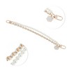 Unique Bargains Durable Camellia Faux Pearl Bag Extender Chain 1 Pc - 3 of 4