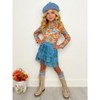 Pumpkin Patch Turtleneck Top and Fringe Skort Set Mia Belle Girls - 3 of 4