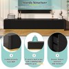 78.7" TV Stand with 4-Drawer and Gold Base, Sideboard Cabinet with Modern Luxury Aesthetic for Living Room or Entryway - 4 of 4