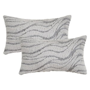 REGALWOVEN Geometric Decorative Farmhouse Throw Pillow Covers Soft Plush Cushion for Sofa Living Room Office 2 Pcs - 1 of 4