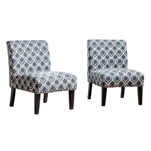 Set Of 2 Kassi Accent Chair, Grey Slipper Chair Target