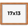 PosterPalooza | Modernist Brown Picture Frame - UV Acrylic, Backing Board, Hanging Hardware Included - 2 of 4