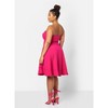 Rebdolls Women's Aurora Skater Midi Dress w. Pockets - 3 of 4