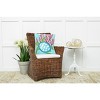 C&F Home 18" x 18" Coral & Turtle Hooked Throw Pillow - 2 of 3