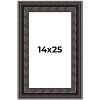 PosterPalooza | 3.5" Wide Ornate Black Picture Frame - UV Acrylic, Foam Board Backing, Hanging Hardware - 2 of 4