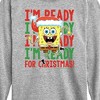 Boys' - SpongeBob SquarePants - I'm Ready For Christmas Long Sleeve Graphic T-Shirt - image 2 of 4