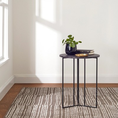Striae Grey 3' x 5' Hand Tufted Wool Rug