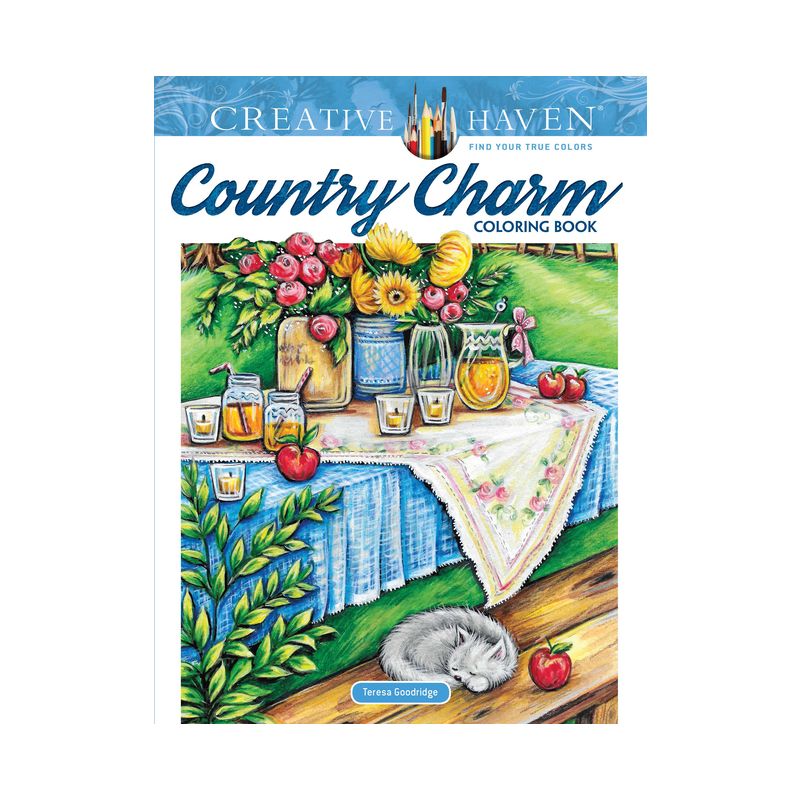 Creative Haven Country Charm Coloring Book - (Adult Coloring Books: In the Country) by  Teresa Goodridge (Paperback), 1 of 2