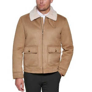 Club Room Mens Faux Suede Bomber Jacket - 1 of 1