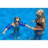 Swimline Set of 2 Inflatable Blue Nautical Arm Floats 7.5" - 2 of 2