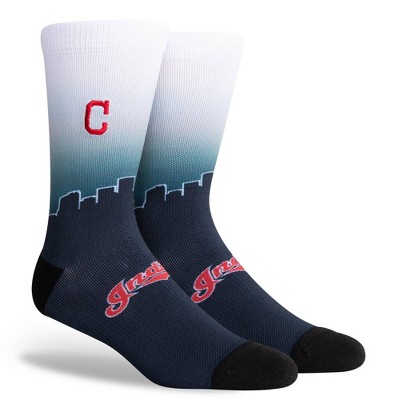  MLB Cleveland Indians Sky Crew Socks - L 