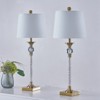 Maxax BrassTable Lamp, twisted crystal Desk Lamp for Bedroom Nightstand, Living Room - 2 of 4