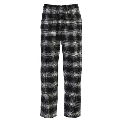 Gioberti Men's Yarn-Dye Brushed Flannel Pajama Pants, Elastic Waist