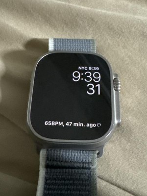 Apple Watch Ultra 2 Gps + Cellular 49mm Titanium Case With Green/gray Trail  Loop - S/m : Target