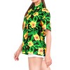 HAPPY BAY Hawaiian Shirts Womens Casual Summer Beach Party Floral Blouses Short Sleeve Tropical Vacation Tops Dress Shirts for Women - 4 of 4