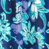 navy painted paisley