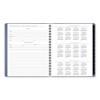 Contemporary Monthly Planner, 11.38 x 9.63, Blue Cover, 12-Month (Jan to Dec): 2025 - 4 of 4