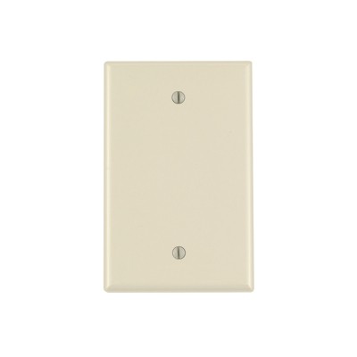 Leviton Ivory 1 gang Nylon Blank Wall Plate (Pack of 25)