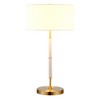 Hudson and Canal 25" Tall 2-Light Table Lamp with Fabric Shade - 3 of 4
