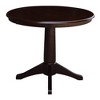 International Concepts 36" Round Top Pedestal Table - 28.9"H - 3 of 4