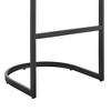 PAGED Swivel Bar Stools Faux Leather Counter Stools with Footrest, Island Chairs for Home Pub - 3 of 4