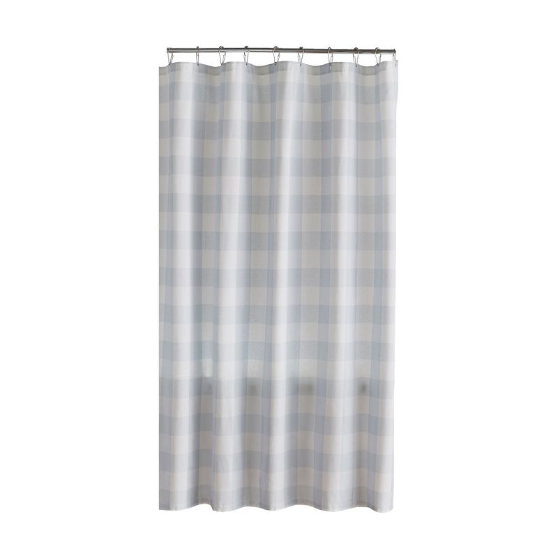 Farmhouse Living Buffalo Check Shower Curtain - 72" x 72" - Elrene Home Fashions, 3 of 4