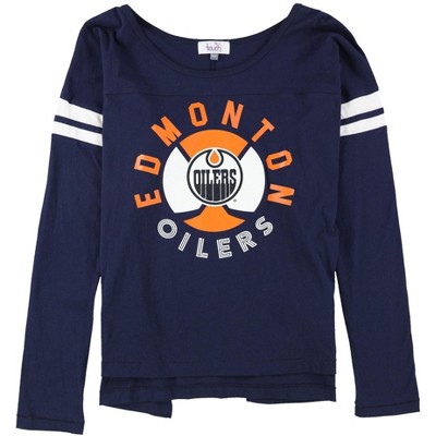 Touch by G-III Womens Edmonton Oilers Graphic T-Shirt