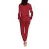 Blis Women's Crew Neck Pajama Set with Jogger - 3 of 4