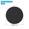 Unique Bargains Round Soft Adhesive Non-slip Anti-scratch Furniture Lamp Base Felt 10 Pcs - 2 of 4